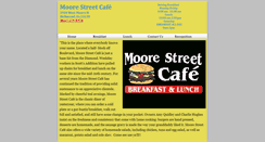 Desktop Screenshot of moorestreetcafe.com