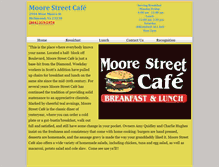 Tablet Screenshot of moorestreetcafe.com